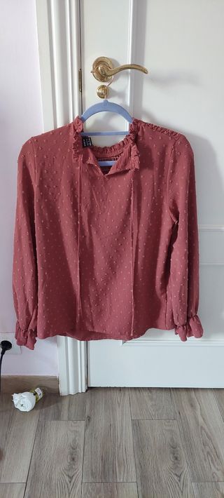 Blusa rosa mujer