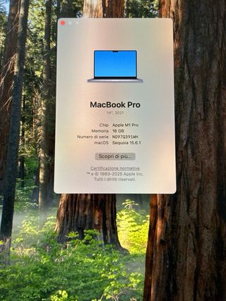 MacBook Pro 14 pollici M1 Pro 16GB RAM 512GB SSD