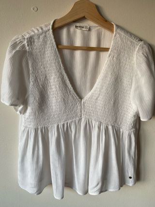 Blusa Brownie Blanca Talla S