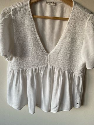 Blusa Brownie Blanca Talla S