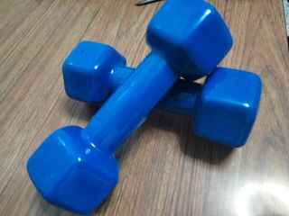 2 Mancuernas Azules 3kg