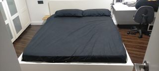 Estructura cama matrimonio madera