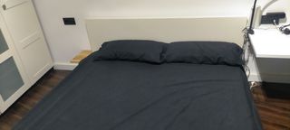 Estructura cama matrimonio madera