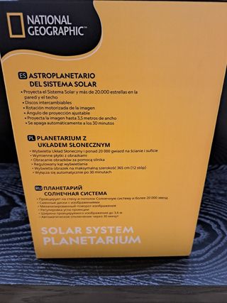Proyector National Geographic Sistema Solar.