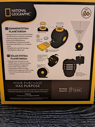 Proyector National Geographic Sistema Solar.