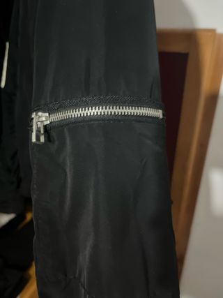 Chaqueta Bomber Pull&Bear Negra Talla S
