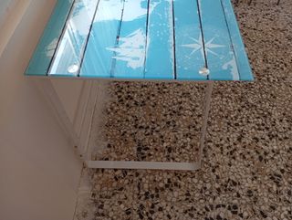 Escritorio moderno con diseño de mapa