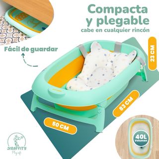 Bañera bebé plegable JIRAFFITY con patas