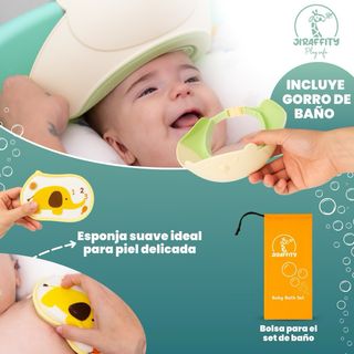 Bañera bebé plegable JIRAFFITY con patas