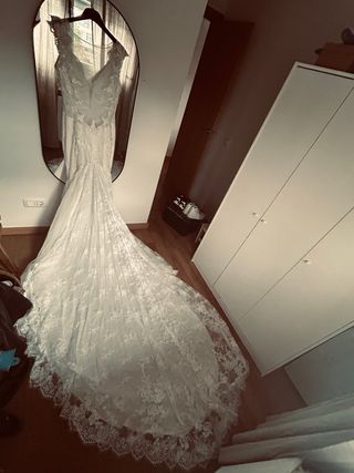 Vestido de Novia Blanco Encaje