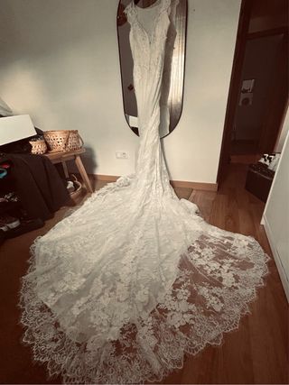 Vestido de Novia Blanco Encaje