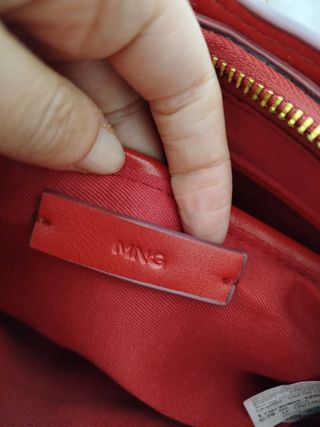 Bolso rojo Mango