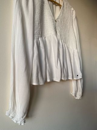 Blusa Brownie Blanca Talla S