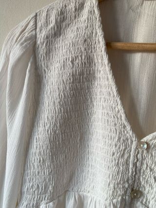 Blusa Brownie Blanca Talla S