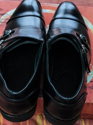 Zapatos mocasín mujer talla 39 negros