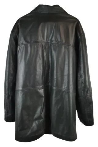 Chaqueta de cuero genuino HIDE PARK talla L 
