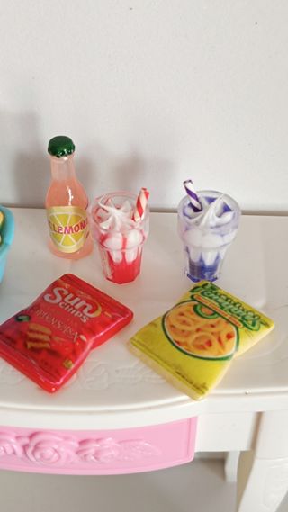 Miniaturas comida Barbie