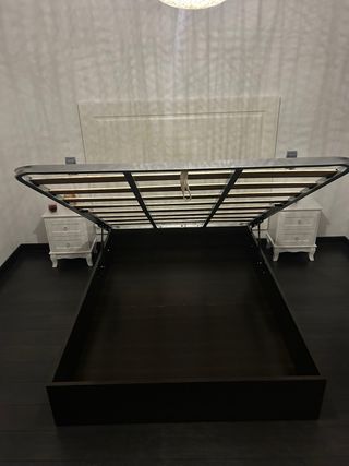 Cama Canapé Matrimonio Madera