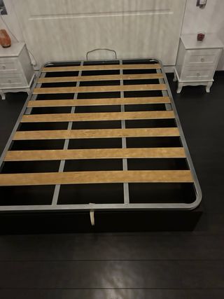 Cama Canapé Matrimonio Madera