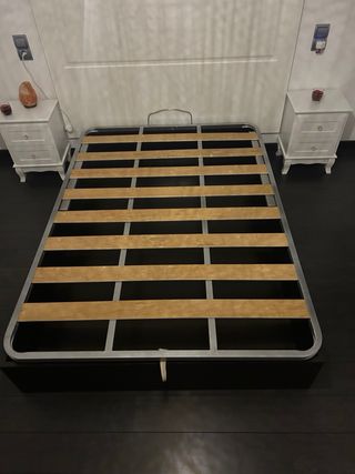 Cama Canapé Matrimonio Madera