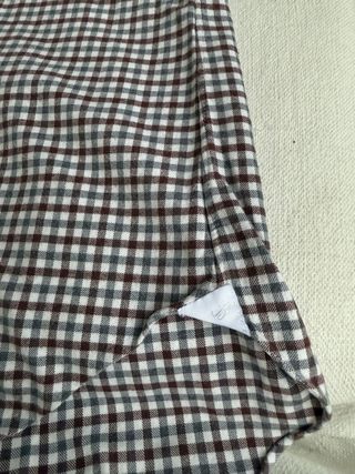 Camisa BARBA cuadros marrón Talla L