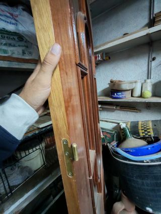 Puerta sapeli con cristal