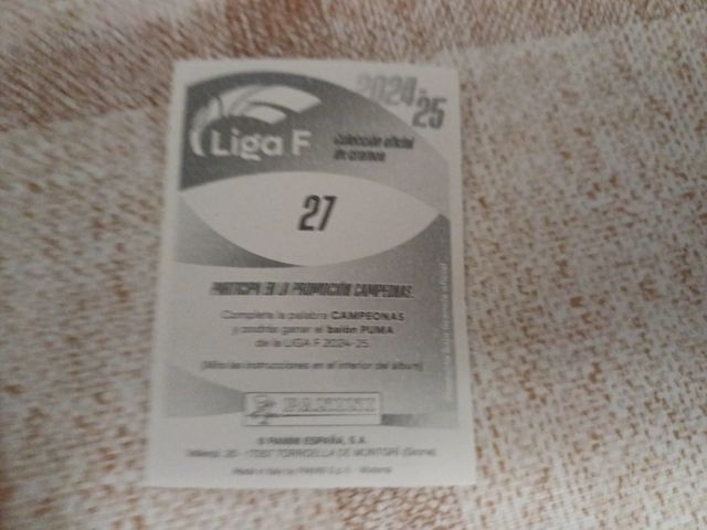 Colección cromos Liga F 2023-2024