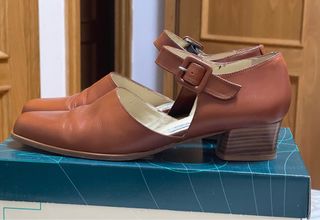 Zapatos Paco Herrero piel marrón T.40