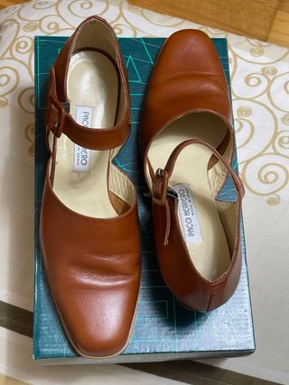 Zapatos Paco Herrero piel marrón T.40