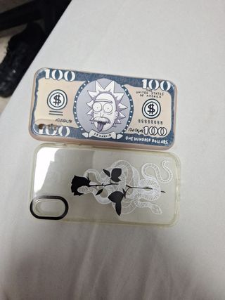 Fundas iPhone X (Rick y Serpiente)