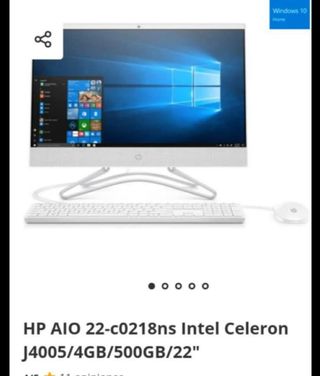 HP AIO 22-c0218ns Intel Celeron J4005