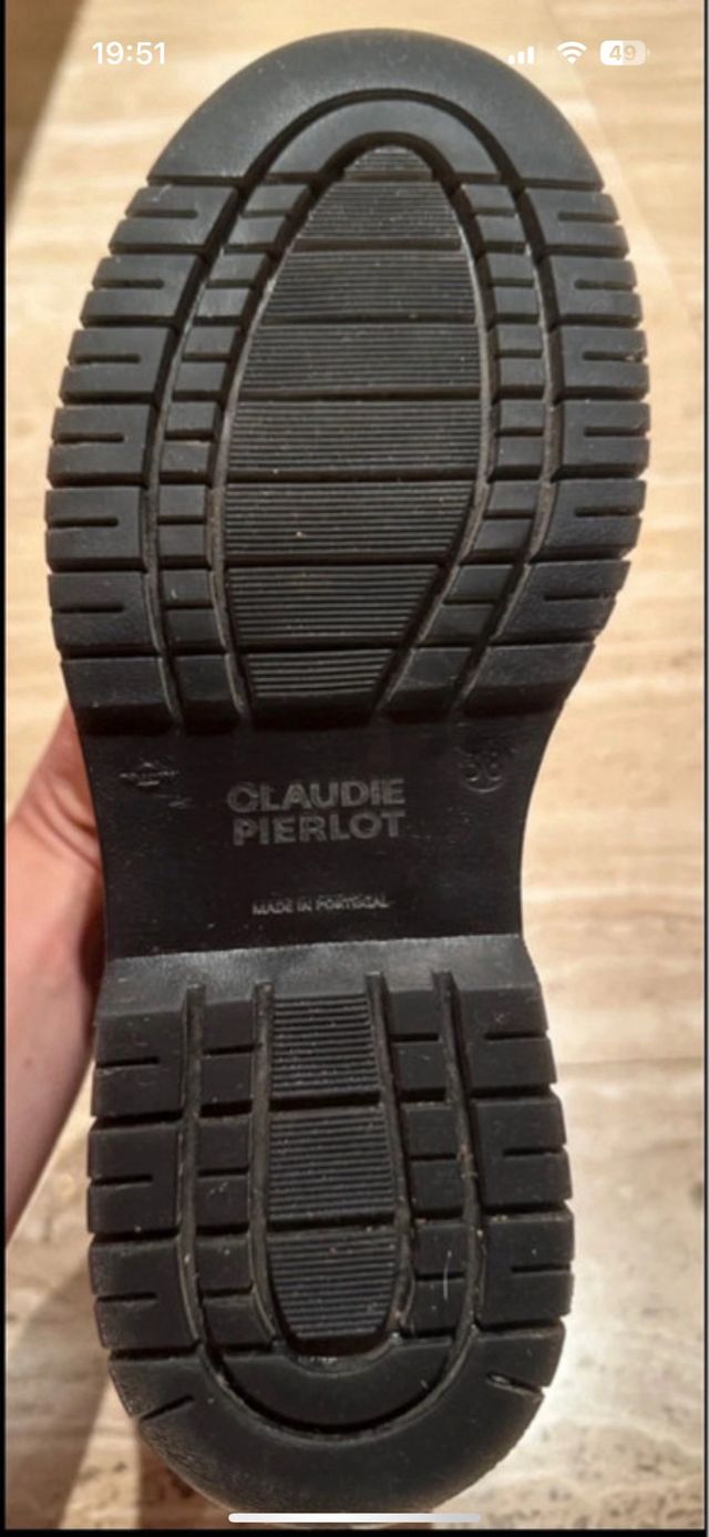 Botines Chelsea Piel Claudie Pierlot Negros