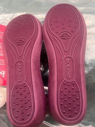 Zapatillas Isotoner granates nuevas Talla 39