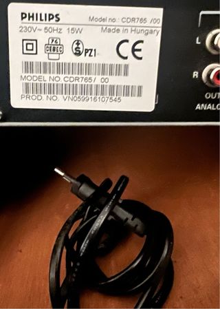 Philips CDR 765 Grabadora CD