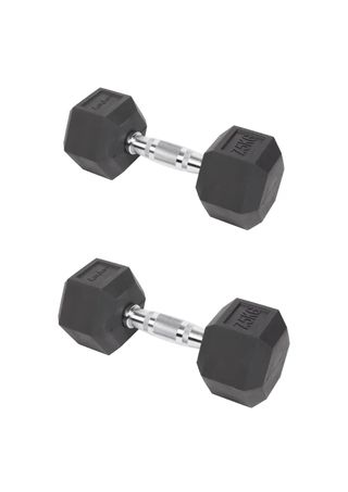 Juego 2 mancuernas exagonales 7,5kg NUEVAS