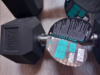 Juego 2 mancuernas exagonales 7,5kg NUEVAS