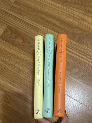 pack 3 libros Harry Potter