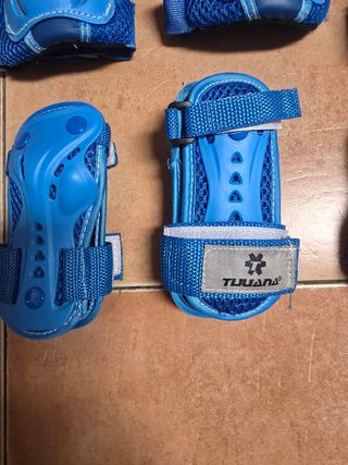 Protecciones Patines Niño Tijuana Azul