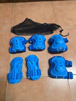 Protecciones Patines Niño Tijuana Azul
