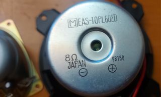 Lote 2 Altavoces 2 vías 8 ohmios de  impedancia