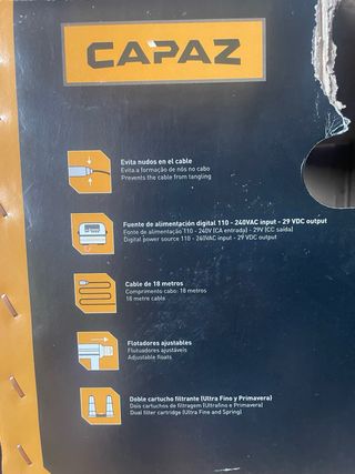 Robot Limpiafondos Capaz Amarillo