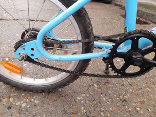 Bicicleta infantil B'TWIN azul y rosa