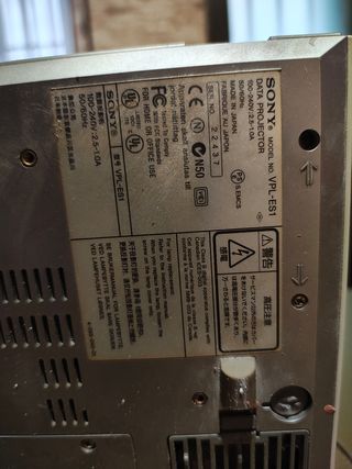 Proyector sony cine epson antigüo piezas