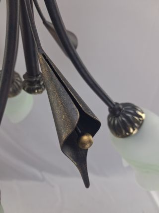 Lámpara techo vintaje florentina metal 