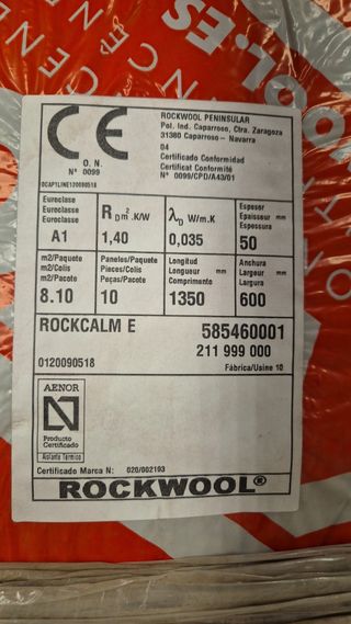 Aislante Rockwool CALM E