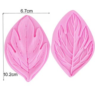 Molde Peonía Grande Veteado Rosa