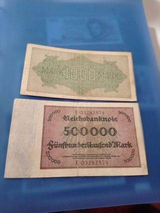 Lote 4 Billetes Alemanes Antiguos