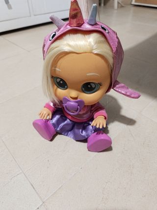 Muñeca Bebé Llorón con Chupete