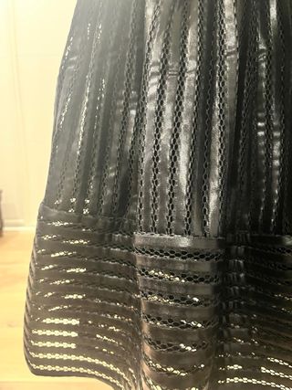 Falda Maje Negra Poliéster Talla 38