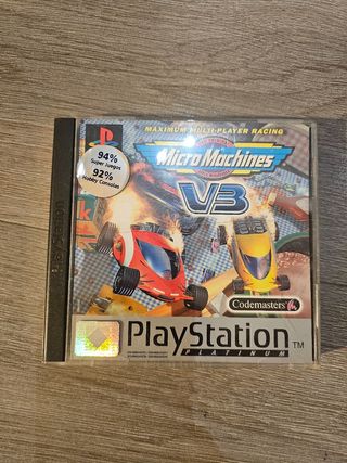 Micro Machines V3 PS1 Platinum ESP